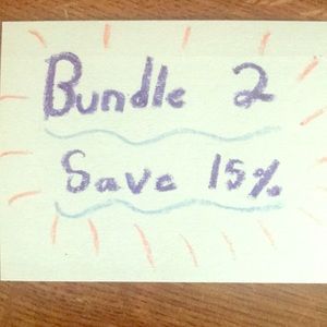 Bundle 3 or more items to save 15% or more